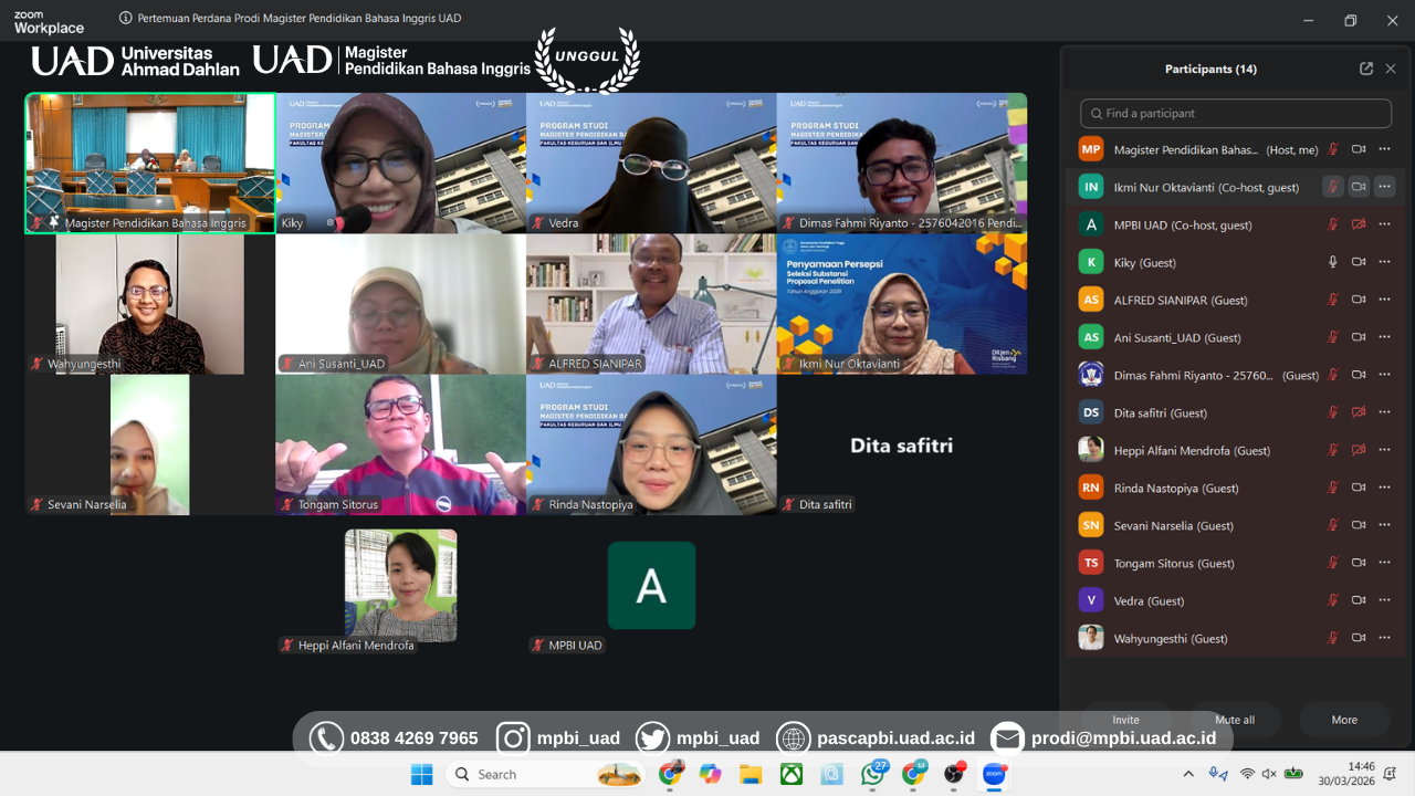 Sosialisasi sistem perkuliahan dan kegiatan Akademik MPBI
